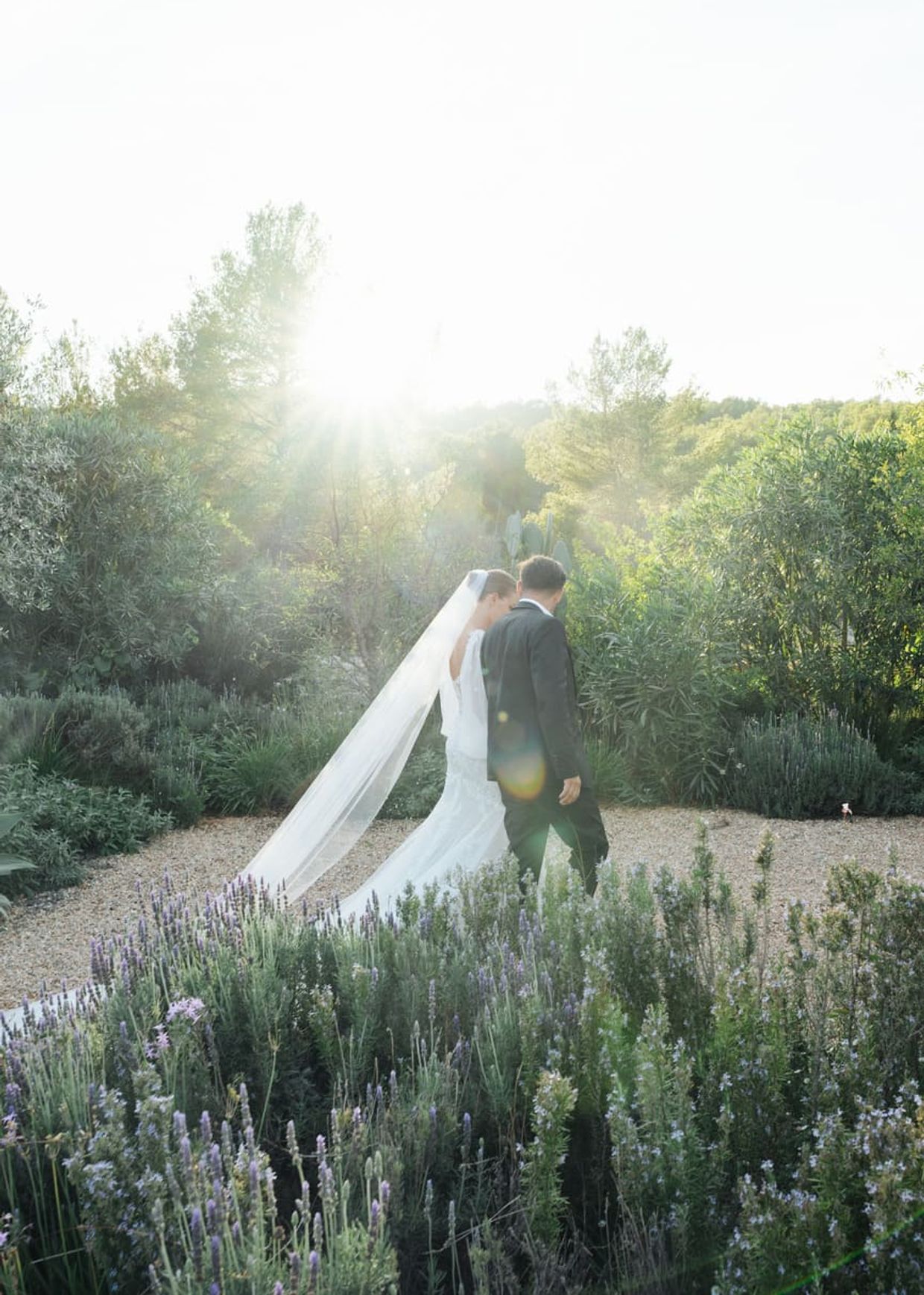 Wedding couple at Juntos house Ibiza